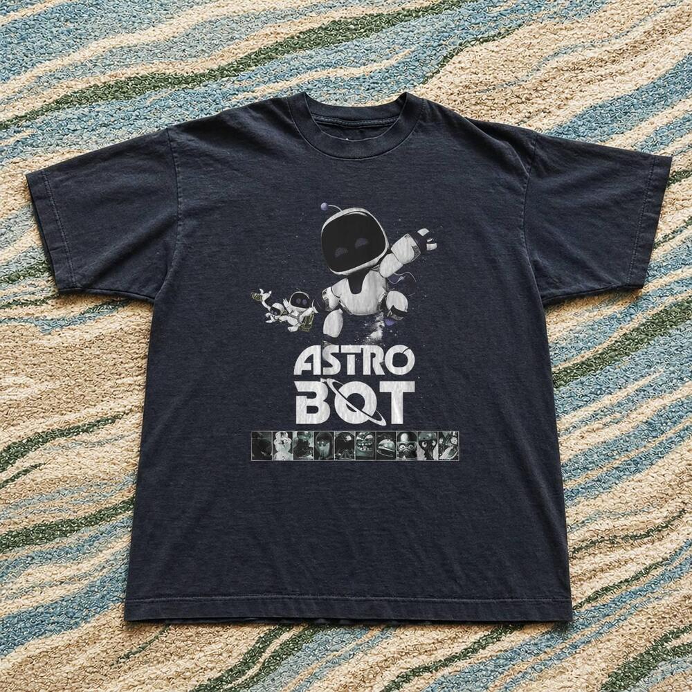 Style Astro Bot Black T-Shirt